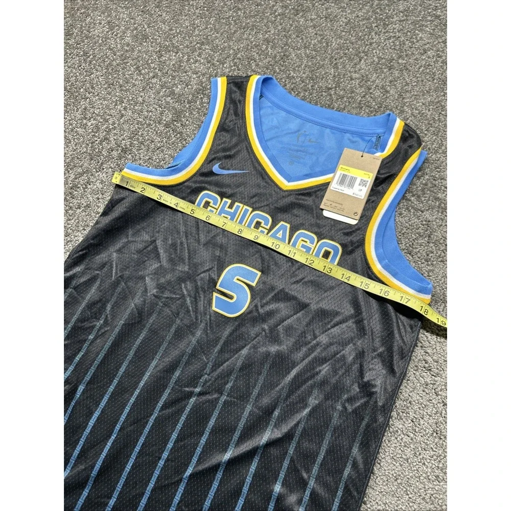 Nike Chicago Sky Angel Reese WNBA Jersey Womens Small Black DC9567-016